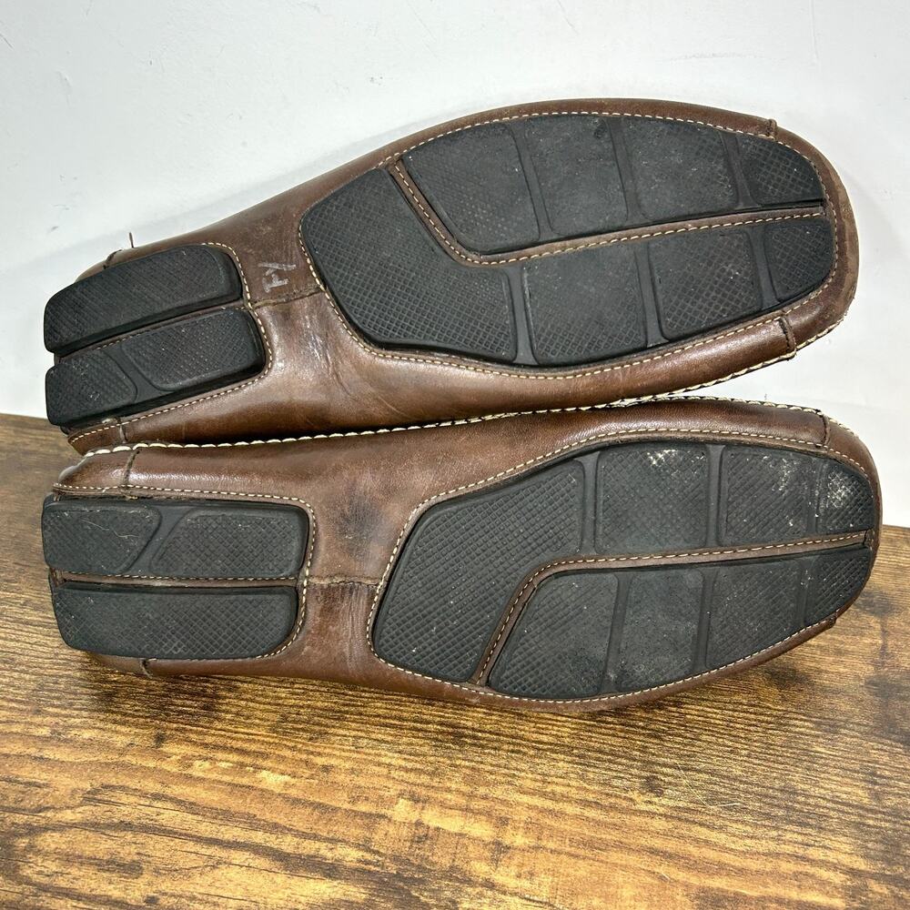 Clarks Driving Loafer Brown Mansell SlipOn Casual Shoes Mocs Mens Sz 10 M Preppy - Picture 6 of 7